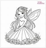 Coloring Page Of A Fairy Unleash Your Creativity And Let  sketch template