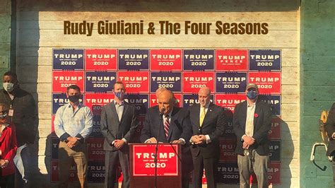 Rudy Giuliani & The 4 Seasons Depress Conference!