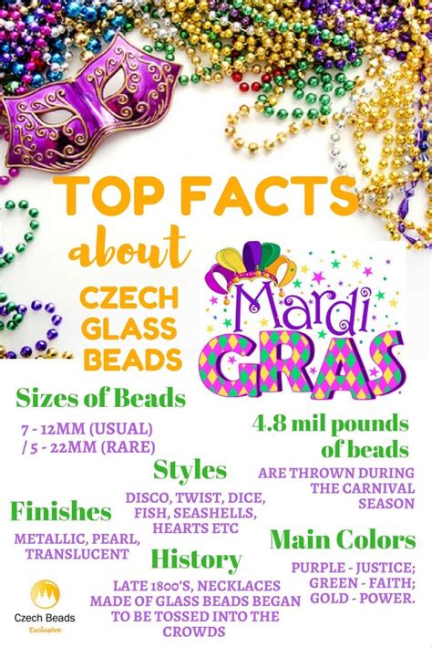 Mardi gras czech glass beads traditions meanings colors – Artofit