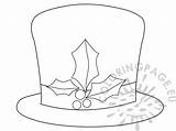 Snowman Hat Printable Template  Word Searches sketch template