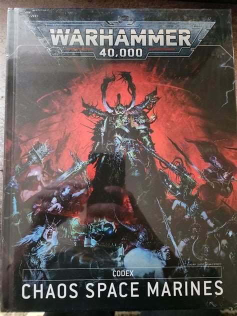 Codex: Chaos Space Marines - Warhammer 40k - Brand New! 9th Edition ...