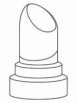 Lipstick Emoji coloring page  ColouringPages sketch template