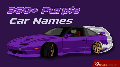 360+ Purple Car Names [Popular, Cute, Bold,& More]