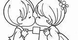 couple kissing  free Precious Moments coloring Pages Coloring sketch template