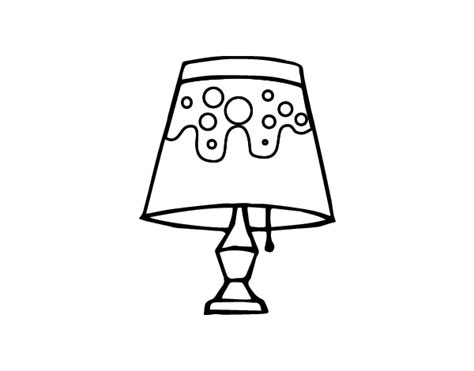 Living room lamp coloring page - Coloringcrew.com