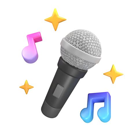 Karaoke 3D illustration 22310938 PNG