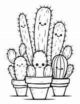 25 Cactus Coloring Pages Free Sheets For Kids sketch template