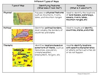 Physical And Political Maps Worksheet