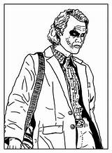 Joker Image coloring Page  Download Print Or Color Online For Free sketch template