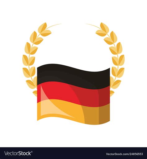 German flag design Royalty Free Vector Image - VectorStock