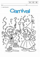 Carnival Coloring Pages Printable sketch template