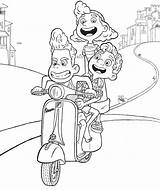 Luca Coloring Pages  Free Printable For Kids sketch template