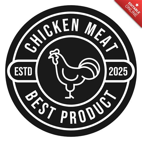 Best Chicken Meat Logo Design Template | Free Design Template