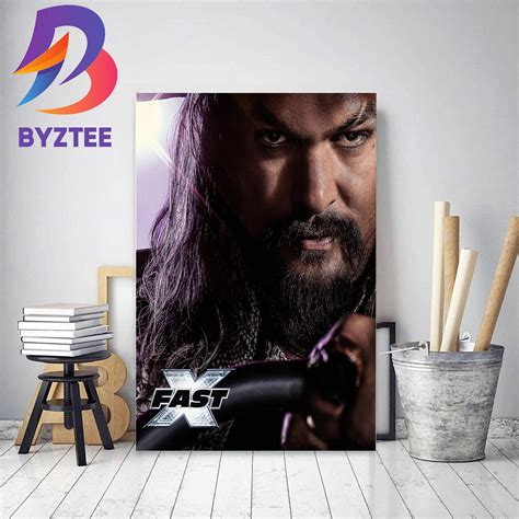 Jason Momoa As Dante Reyes In Fast X 2023 Decor Poster Canvas - Byztee