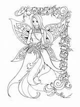 Color Fairy Printable  coloring pages Book sketch template