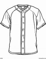 Baseball Player Coloring Page sketch template