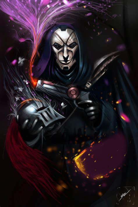 Jhin - Deadeye fanart / I will make you beautiful by vurdeM on DeviantArt