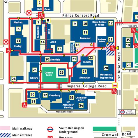 London University Campus Map