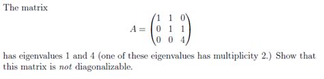 [Resuelta] álgebra-lineal | Demostrar que una matriz no es