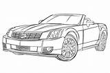 Cadillac Car Coloring Pages sketch template