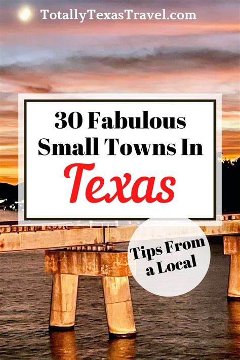 30 Charming Texas Small Towns | Texas towns, Small towns, North america ...