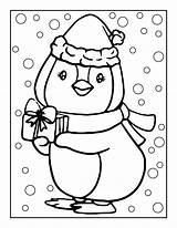 A Waddle Of Penguins Coloring Page Activities sketch template