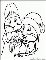 max And ruby Christmas coloring Pages  Clip Art Library sketch template