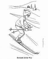 Free Skiing Coloring Pages Download Png  sketch template