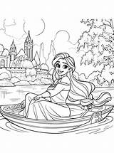 Rapunzel Coloring Pages Free Online For Kids sketch template
