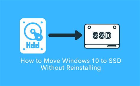 How to Move Windows 10 to SSD Without Reinstalling