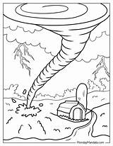 20 Tornado Coloring Pages Free PDF Printables sketch template