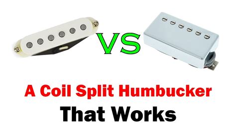 A Coil Split Humbucker - Can It Sound Good? - YouTube