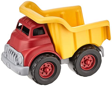 Snapklik.com : Dump Truck, Red/Yellow CB - Pretend Play, Motor Skills, Kids Toy Vehicle No BPA ...