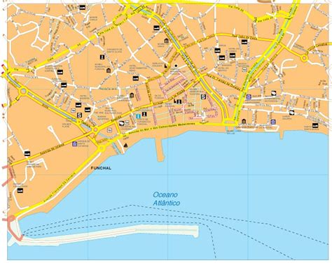 Funchal map | Download Funchal map vector maps. Eps files for Illustrator