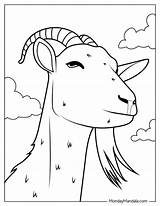 20 Goat Coloring Pages Free PDF Printables sketch template