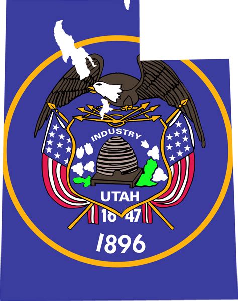 Utah Flag Map • Mapsof.net