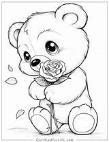 49 Super Cute Teddy Bear Coloring Pages Free Printable  Our Mindful Life sketch template
