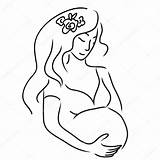 Pregnant Woman Coloring Pages sketch template