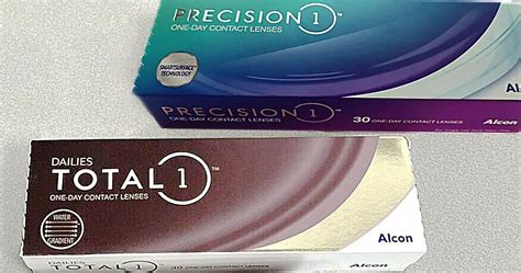 Dailies Total 1 vs Precision 1 Contact Lens – The Big Comparison