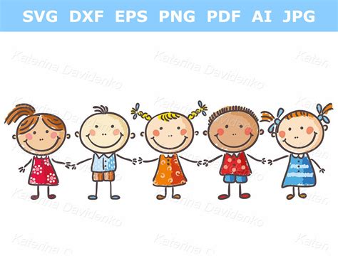 Clipart Images Of Kids Holding Hands