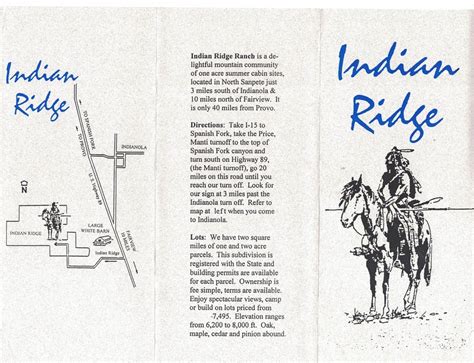 Map - Indian Ridge Land