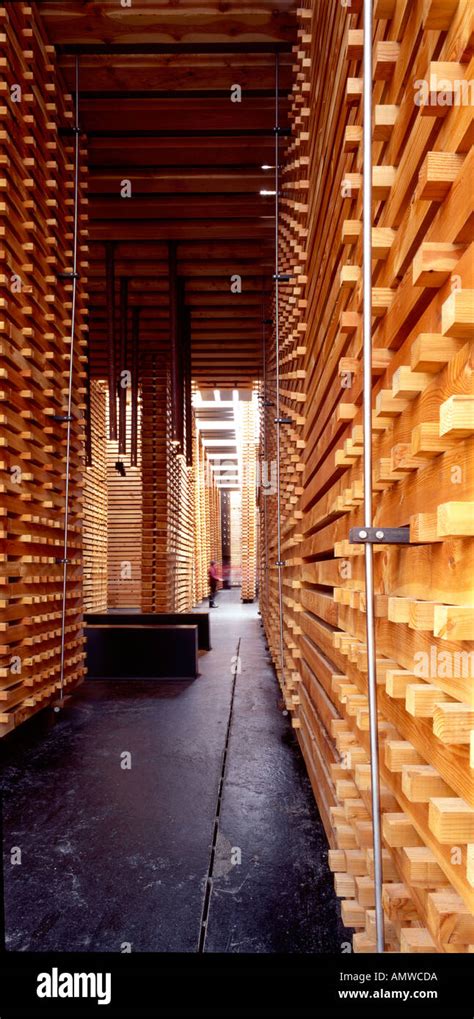 Schweizer Pavillon, Expo 2000, Hannover. Architekt: Peter Zumthor ...