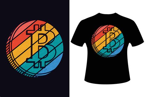 Retro Crypto Bitcoin T-Shirt Design bitcoin t shirt design 22157365 ...