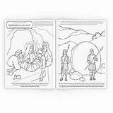 Road To Calvary Coloring Book  Stations Of The Cross For Kids – Holy sketch template