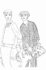 Introducing The Vogue Colouring Book With Images  Fashion coloring sketch template