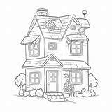Plantation House Clipart Line Drawing Coloring Plantations Southern  sketch template