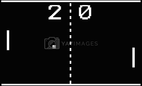 Retro Ping Pong Video Game by njnightsky Vectors & Illustrations Free download - Yayimages