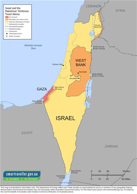 Israel and the Palestinian Territories Travel Advice & Safety | Smartraveller