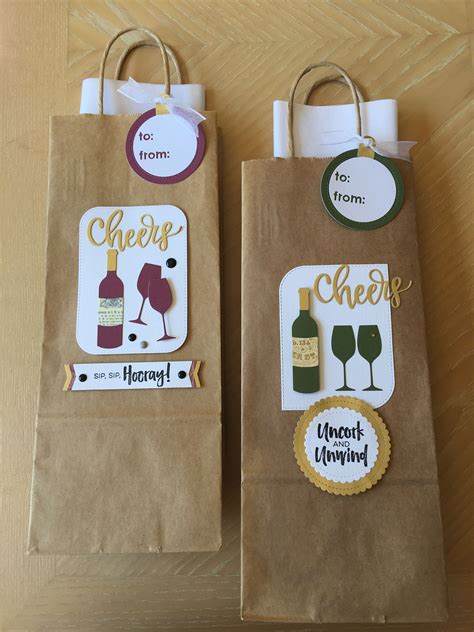 Wine bottle paper bags Kraft bags for wine Cheers wine | Etsy | Kraft bag, Paper gifts, Wine bag