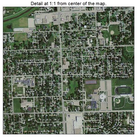 Aerial Photography Map of Marshalltown, IA Iowa